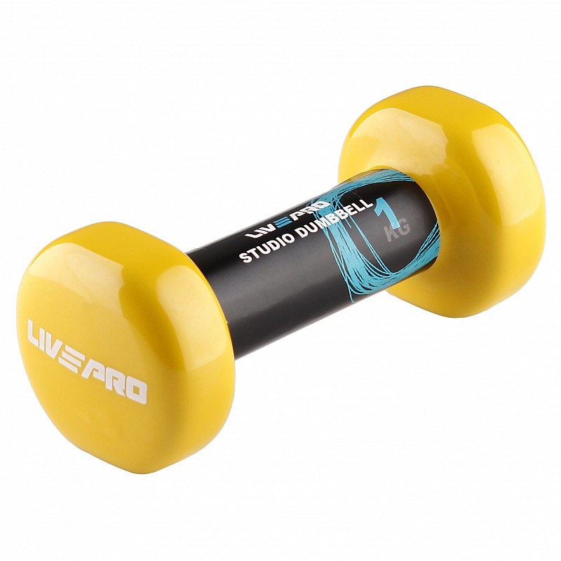 Гантель вінілова 1шт LivePro STUDIO DUMBBELL