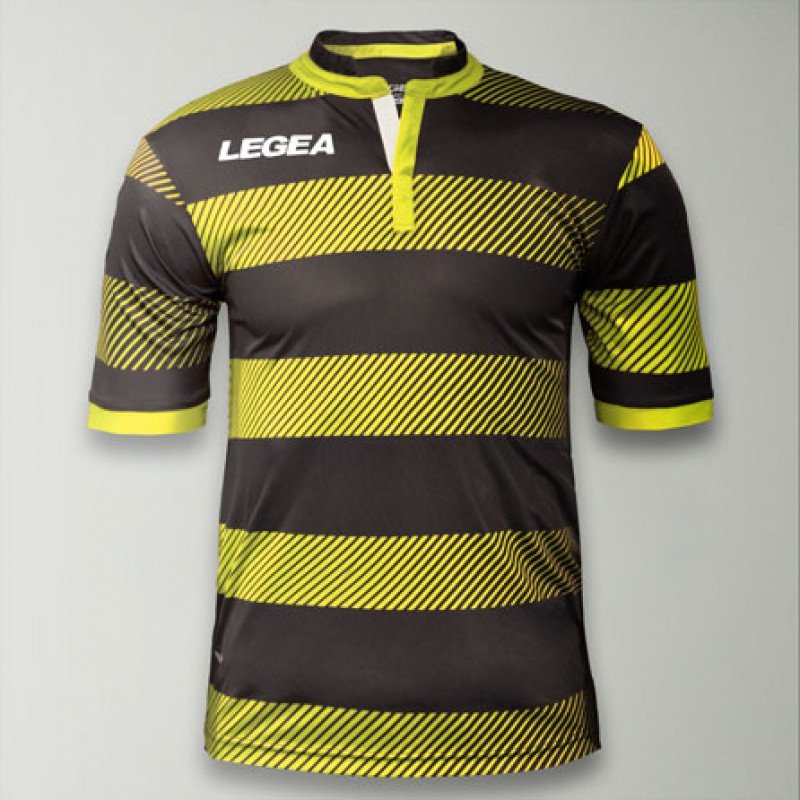 Футболка LEGEA EDIMBURGO желто-черная фото товара