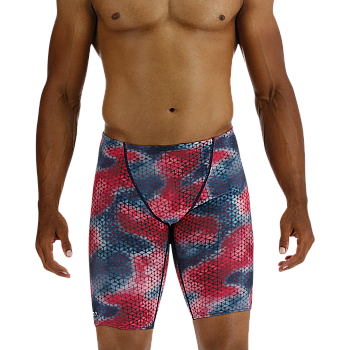 Чоловічі купальні плавки-джаммери TYR Men's Starhex Jammer, Red/Multi, 30, Red/Multi