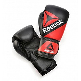 Боксерські рукавички Reebok Combat Leather Training Glove червоний, чорний Чол 14 унцій