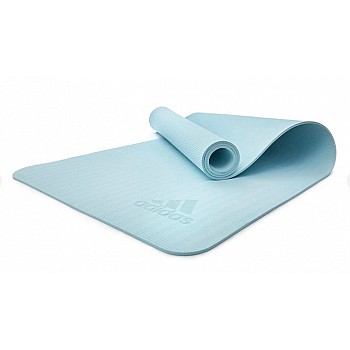 Килимок для йоги Adidas Premium Yoga Mat світло-блакитний Уні 176 х 61 х 0,5 см