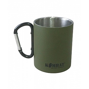 Кружка KOMBAT UK Carabiner Mug Stainless Steel