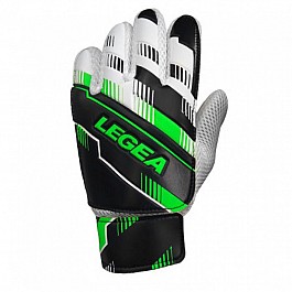 Вратарские перчатки LEGEA MAR NERO/ARANCIO SENIOR зеленые