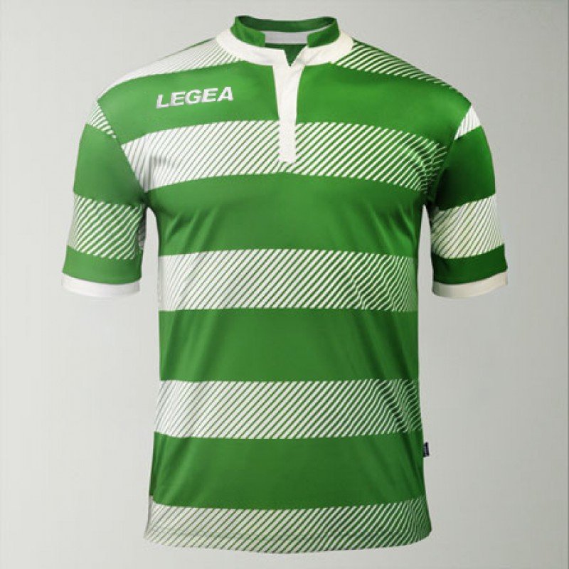 Футболка LEGEA EDIMBURGO зелено-белая фото товара