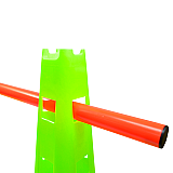 Тренировочный конус с отверстиями SECO® 38 см неонового цвета фото товара