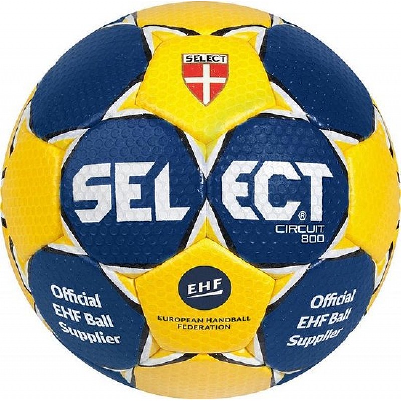 Мяч гандбольный SELECT Circuit (204) жовт/син, 2