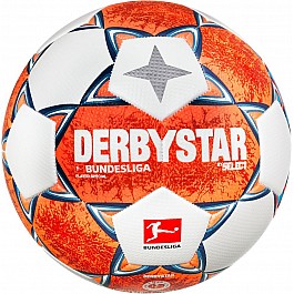 Мяч футбольный SELECT DERBYSTAR Bundesliga Brillant Mini біло/син/помар