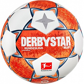 М’яч футбольний SELECT DERBYSTAR Bundesliga Brillant Mini біло/син/помар