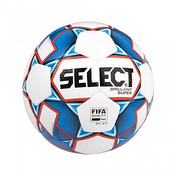 Мяч футбольный SELECT Brillant Super (FIFA QUALITY PRO) (015) біл/синій, 5