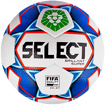 Мяч футбольный SELECT Brillant Super ПФЛ (012) біл/синій, 5