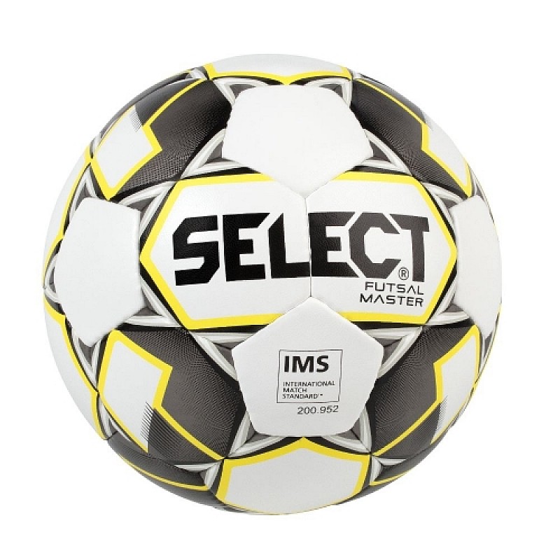 Мяч футзальний Select Futsal Master New біло-жовто-чорний фото товару