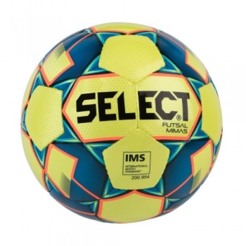 Мяч футзальный SELECT Futsal Mimas (IMS) (102) жовт/синій