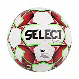 Мяч футзальный SELECT Futsal Samba (IMS) (301) біл/червоний