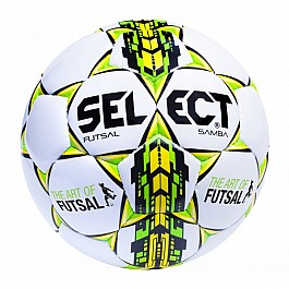 Мяч футзальный SELECT Futsal Samba (IMS) (smpl) біл\жовт\чорн, 4