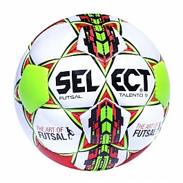М’яч футзальний SELECT Futsal Talento 9 (326) біл/зел/червон, 49,5-51,5