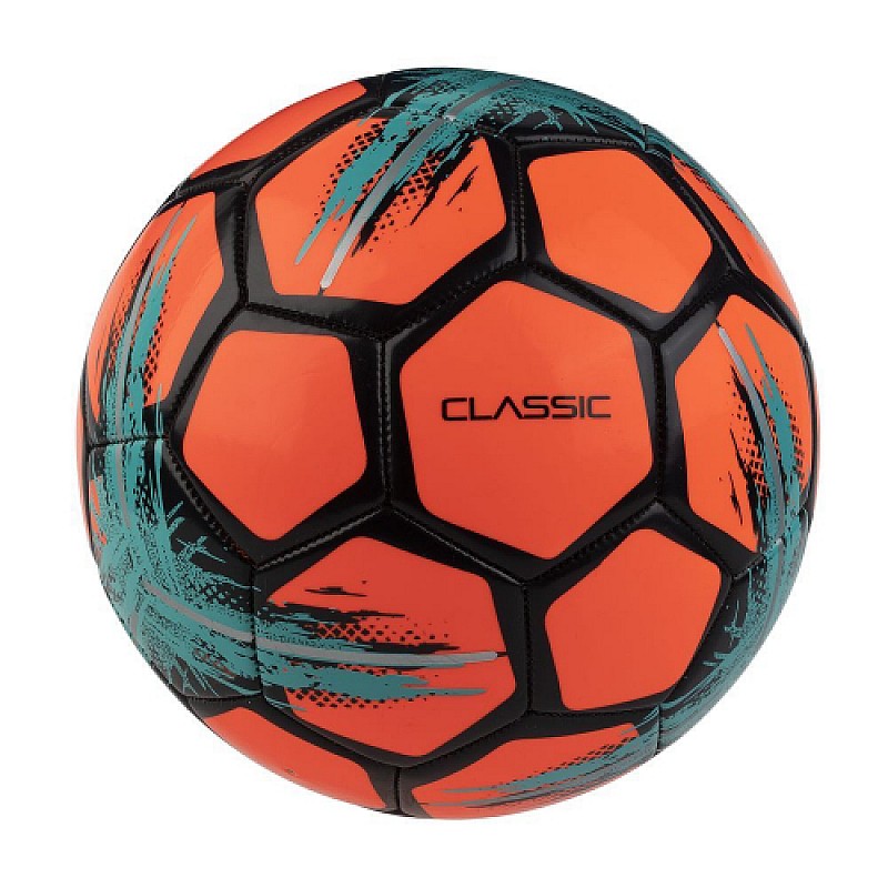 Мяч футбольный SELECT Classic (661) помаран/чорний, 4