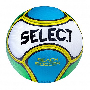 Мяч для пляжного футбола SELECT Beach Soccer (929) біл/син/зел, 5