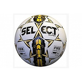 М’яч футбольний SELECT Super (FIFA Quality PRO) (001) біл./сір./жовт, 5