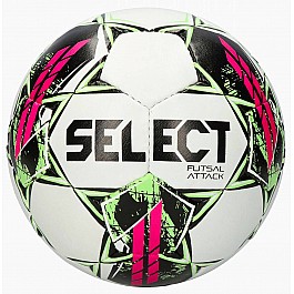 Мяч футзальный SELECT Futsal Attack v22 біл/рожев, 4
