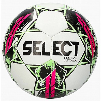 Мяч футзальный SELECT Futsal Attack v22 біл/рожев, 4