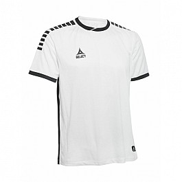 Футболка SELECT Monaco player shirt s/s (010) біло/чорний, M