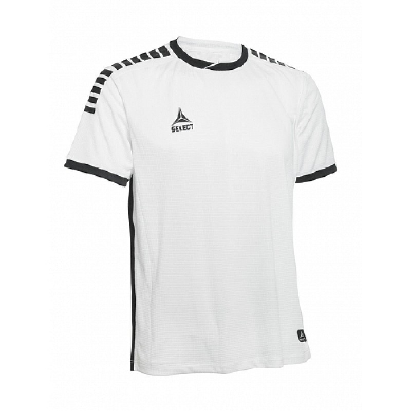 Футболка SELECT Monaco player shirt  біло/чорний, M фото товару