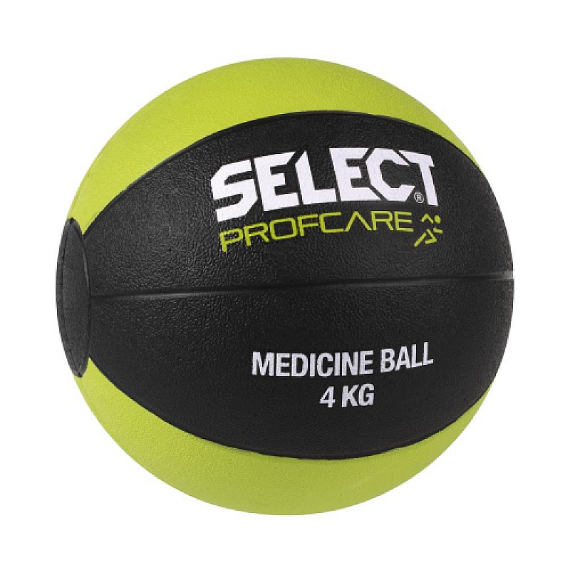 Мяч медичний SELECT Medicine ball (1 kg)  чорн/салатовий, 4кг фото товару