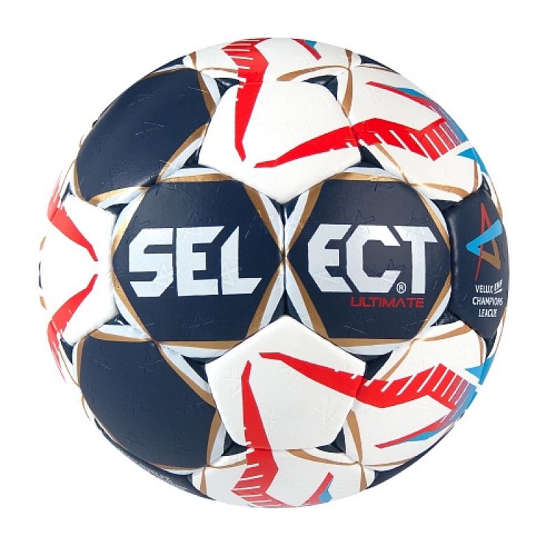 М’яч гандбольний SELECT Ultimate Champions League Match men  біл/син/червоний, junior 2 фото товару