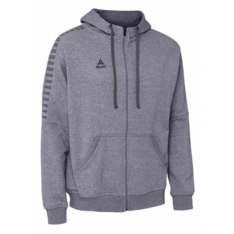 Толстовка SELECT Torino zip hoodie  сірий, XL фото товару