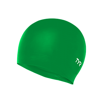 Шапочка для плавання TYR Latex Swim Cap, Green, Onesize, Green