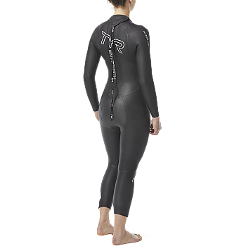 Гідрокостюм жіночий TYR Women's Hurricane Wetsuit Cat 1, Чорний, M, Black