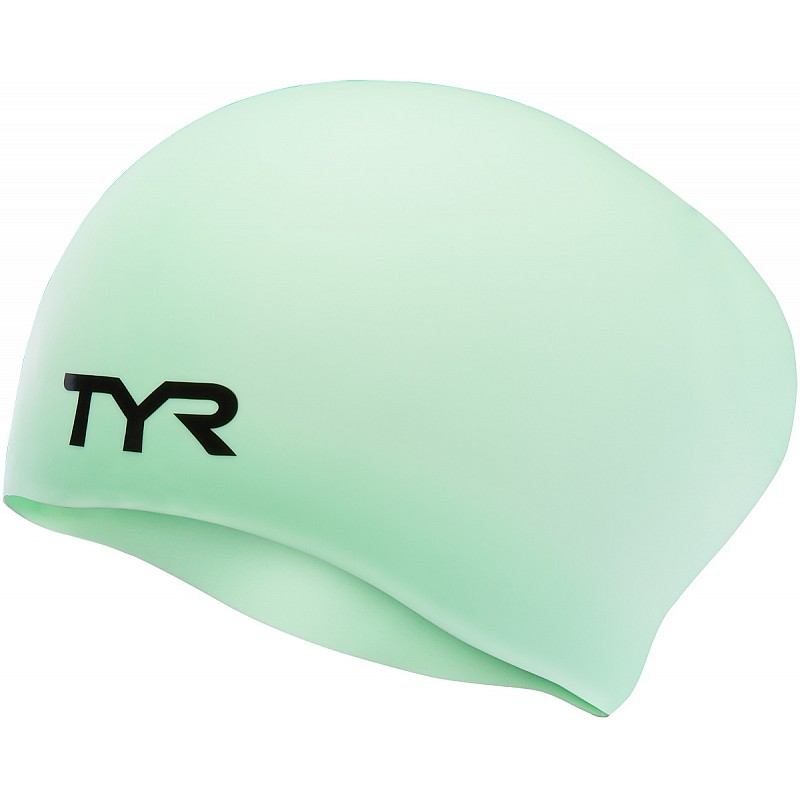 Шапочка для плавання TYR Long Hair Wrinkle Free Silicone Cap, Mint, Onesize, Mint