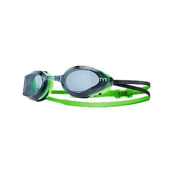 Окуляри TYR Edge-X Racing, Black/Green, Onesize