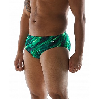 Чоловічі плавки TYR Men's Vitric Racer, Green, 26, Green