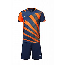Футбольная форма Europaw 023 т.сине-оранжевый [S]