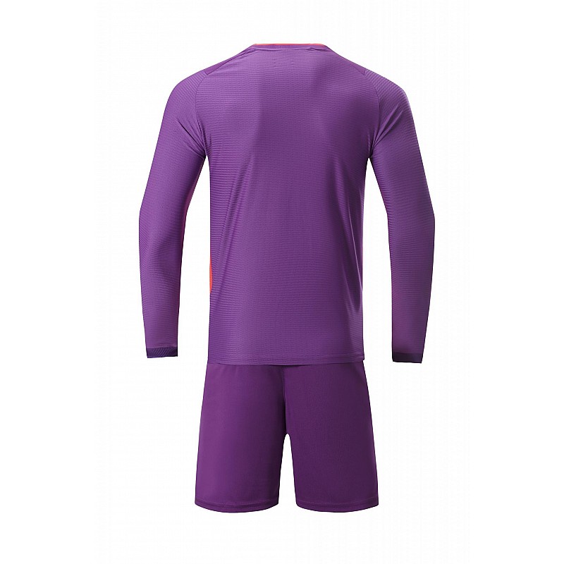 Футбольная форма с длинным рукавом Europaw 027W фиолетово-коралловая [S] фото товару