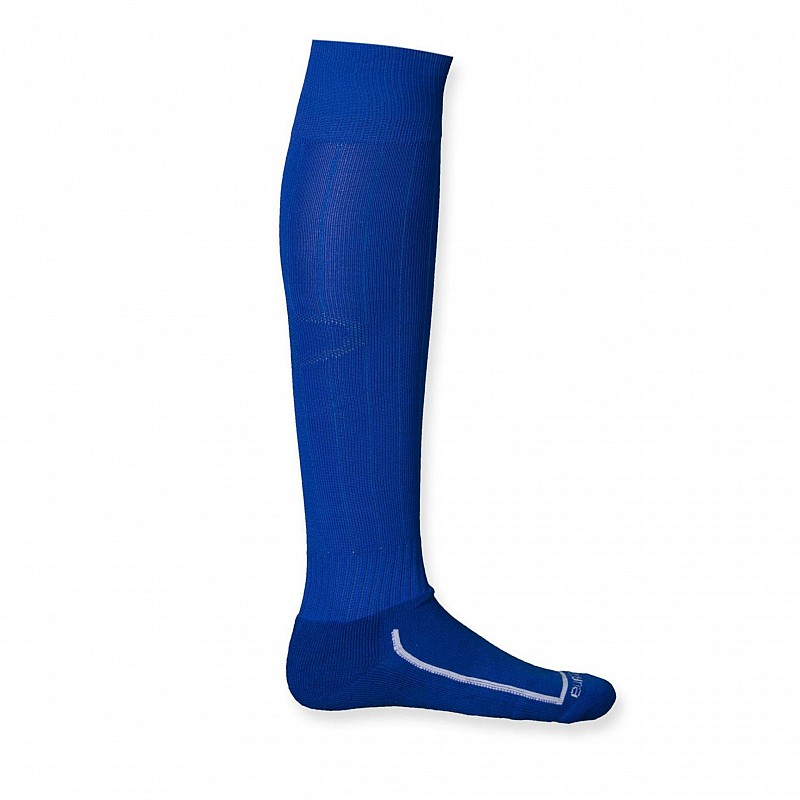 Гетры футбольные Europaw синие с трикотажным носком [41-45] фото товара