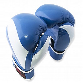 Перчатки боксерские Europaw PVC синие 10 oz