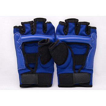 Накладки (перчатки) для тхэквондо синие [M] - фото 2