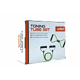 Набір еспандерів 2 шт. LiveUp TONNING TUBE SET фото товару