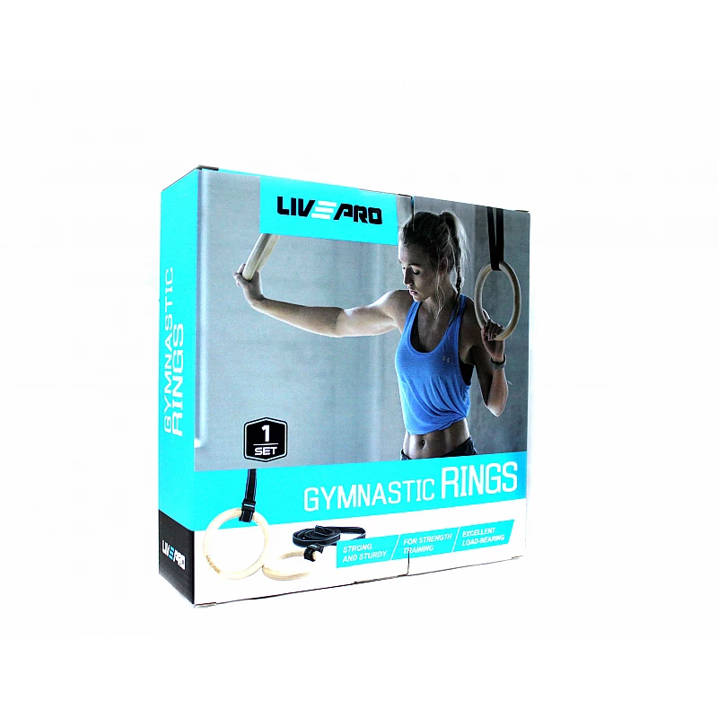 Гимнастические кольца LivePro WOOD GYM RING LP8123 фото товара