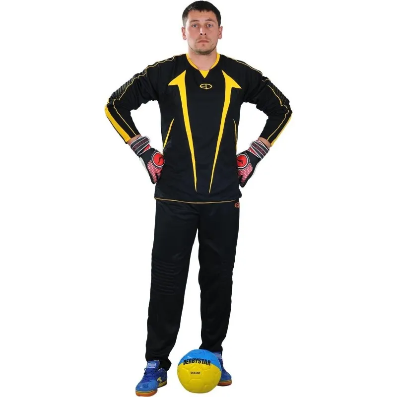 Воротарська форма Europaw чорно-жовта фото товару