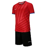 Футбольна форма дитяча Europaw 016 червоно-чорна фото товару