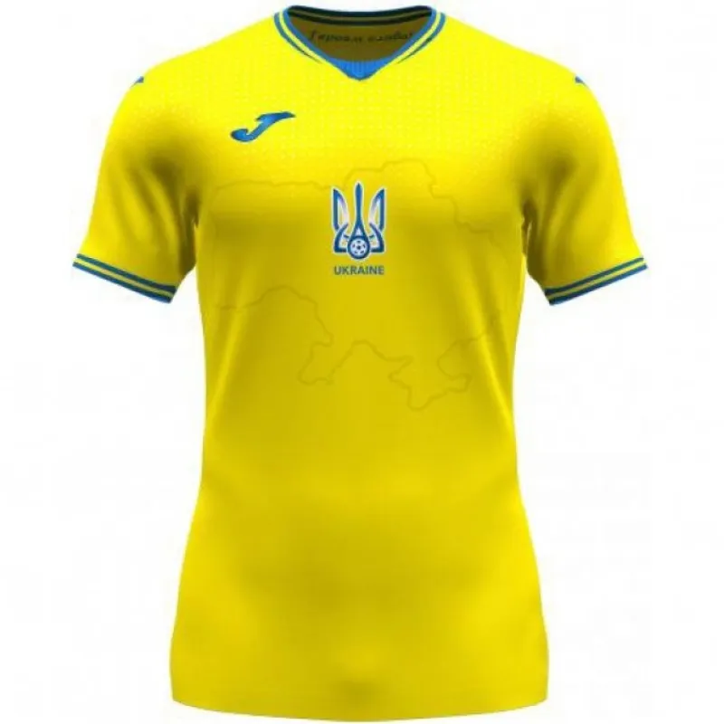 Футбольна футболка збірної України 2021 (жовта) фото товару