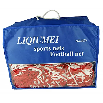 Сітка для футбольних воріт 9009 - 17 (бавовна) червона