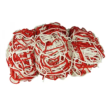 Сітка для футбольних воріт 9009 - 17 (бавовна) червона