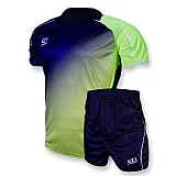 Футбольная форма Europaw 007-17 т.сине-салатовая фото товара