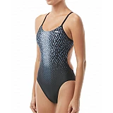 Купальник TYR Odyssey Cutoutfit, серый, 36, Titanium