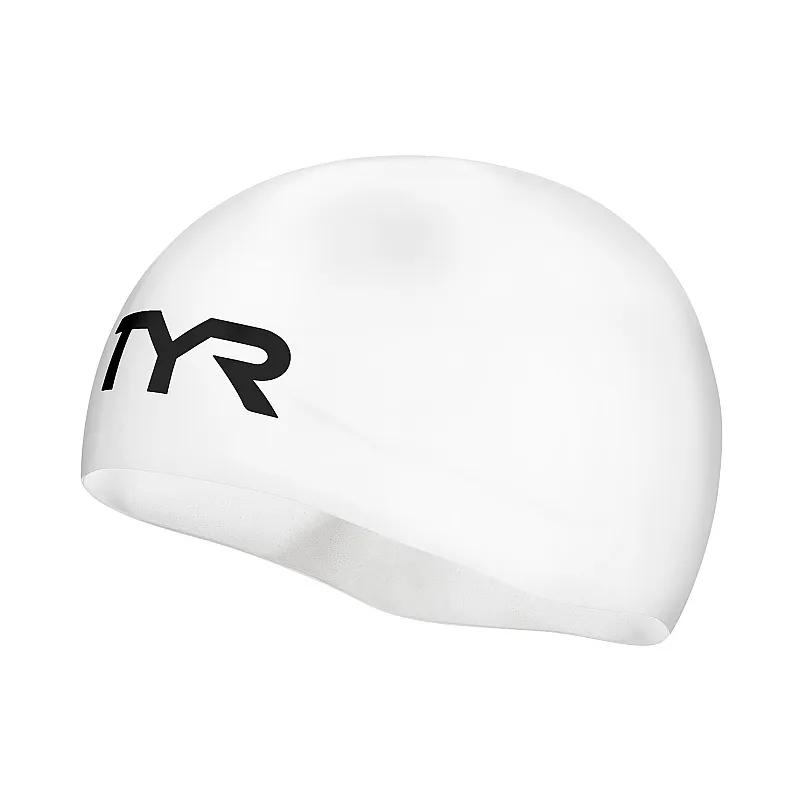 Шапочка для плавання TYR Competitor Race Silicone Cap, Білий, Onesize, White