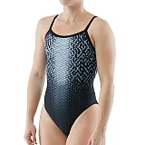 Купальник TYR Odyssey Diamondfit, серый, 38, Titanium